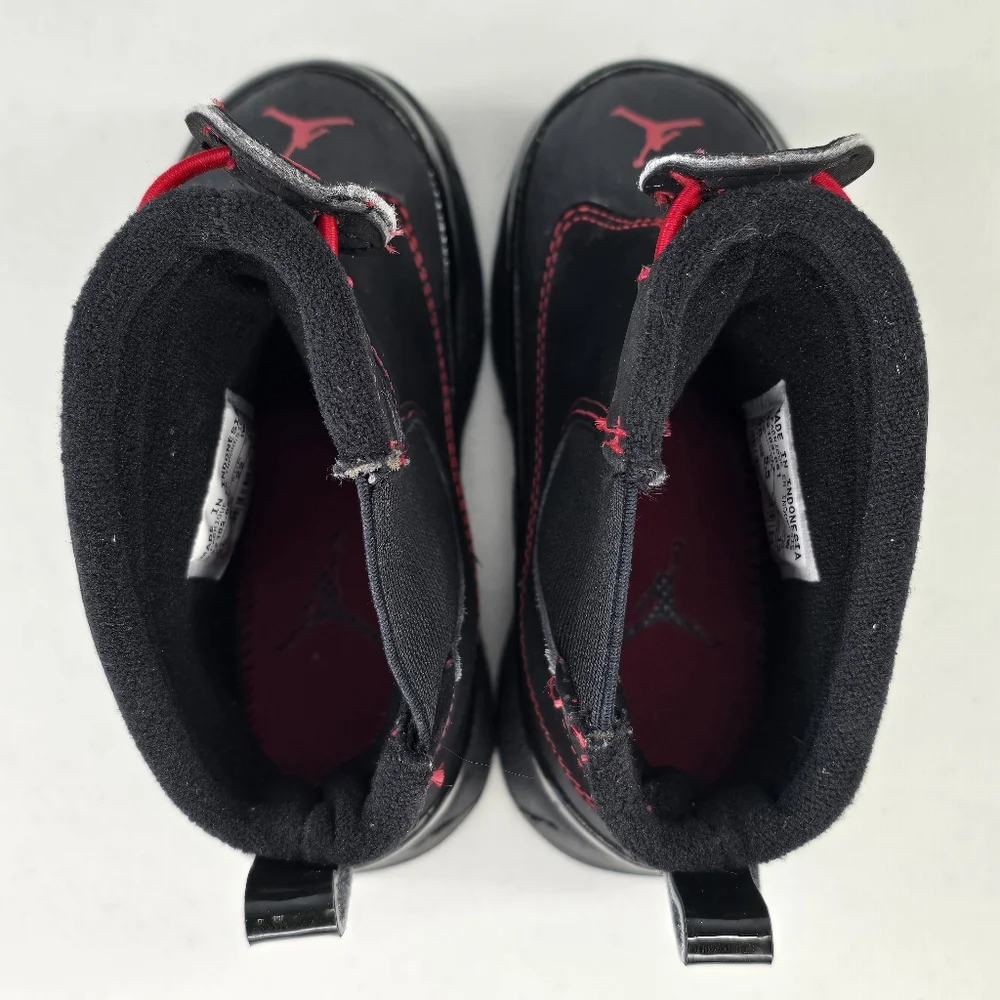 Jordan Toddler Boots Black Red Retro Jumpman Size Unisex Size 6